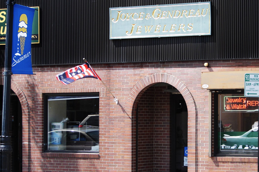 Joyce & Gendreau Jewelers storefront in Quincy, MA